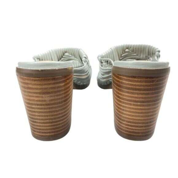 CROWN & IVY Piper Huarache Heel Mules Sz 8 - Picture 7 of 10